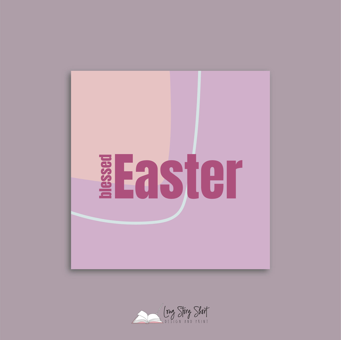 Blessed Easter Vinyl Label Pack (Square) Matte/Gloss