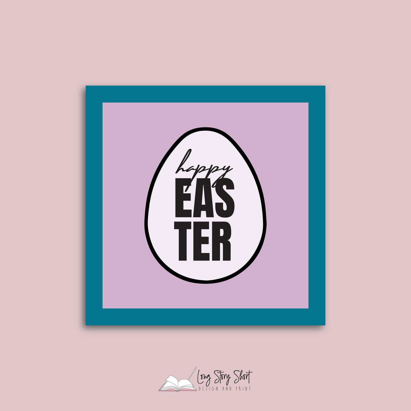 Easter Eggs Vinyl Label Pack (Square) Matte/Gloss