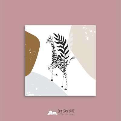 Abstract Animals Vinyl Label Pack
