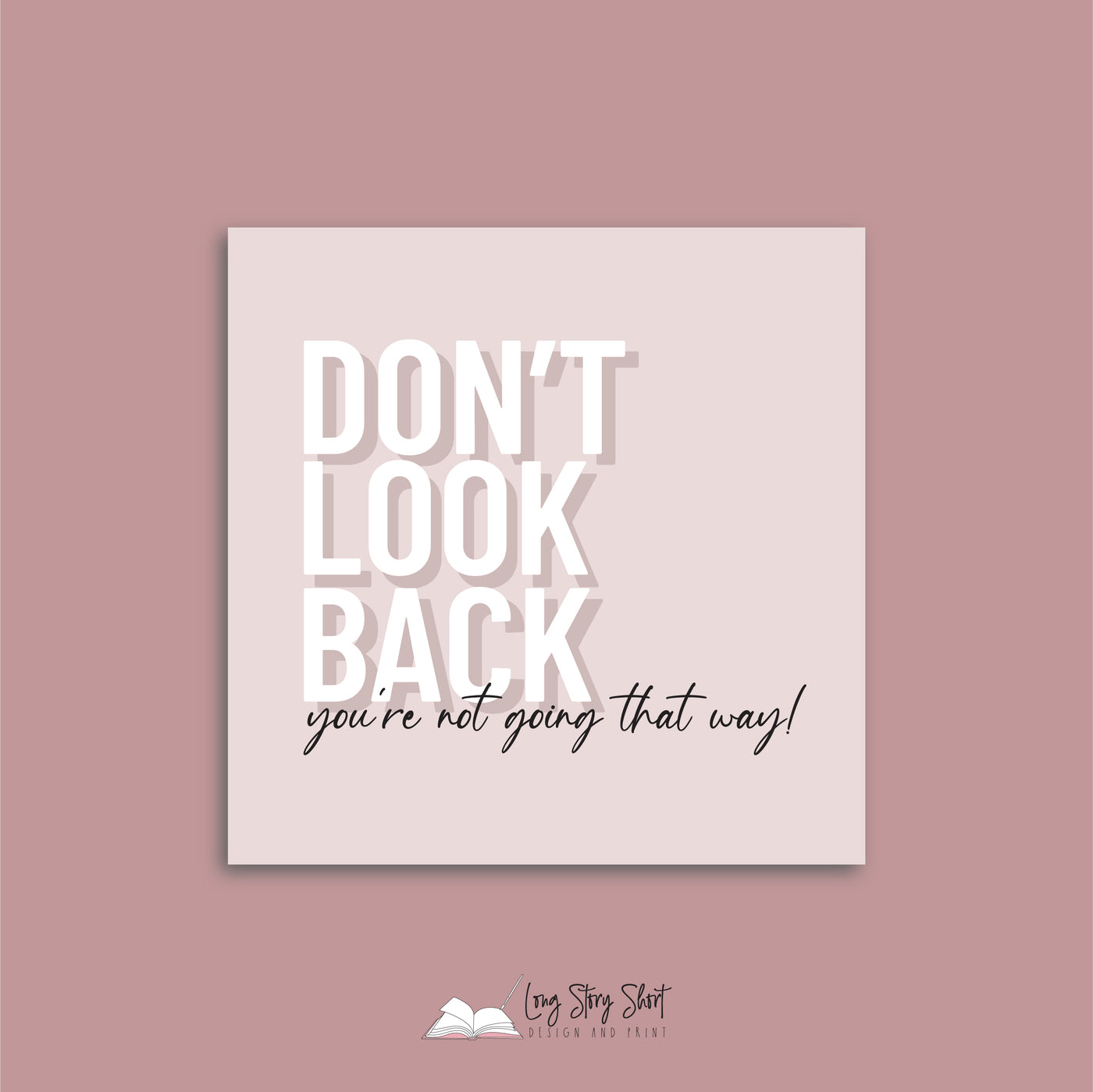 Don't Look Back Vinyl Label Pack