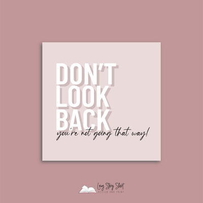 Don't Look Back Vinyl Label Pack