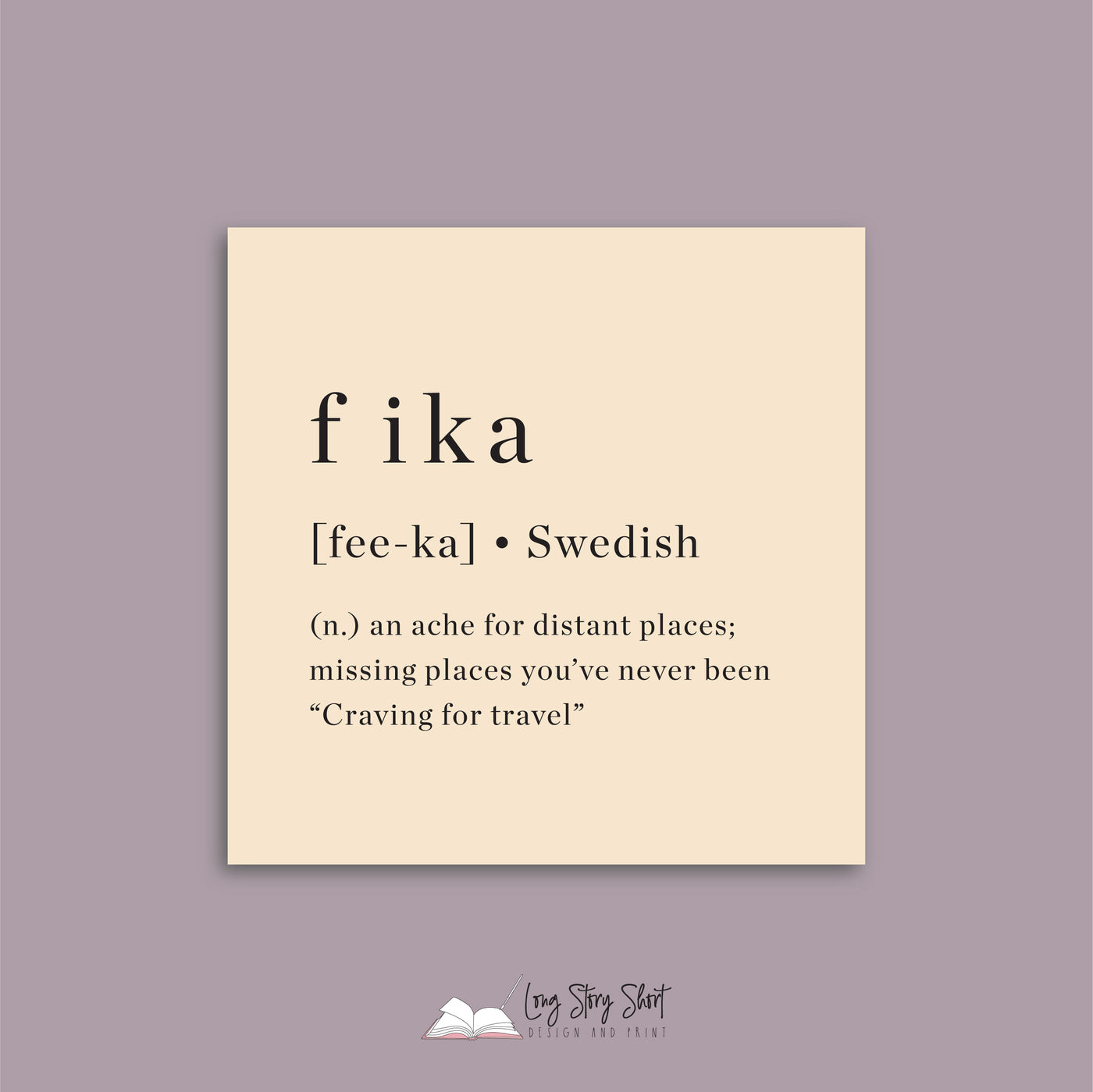 Fika Definition Vinyl Label Pack