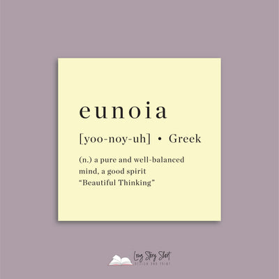 Eunoia Definition Vinyl Label Pack