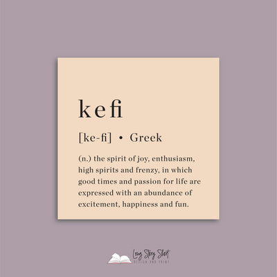 Kefi Definition Vinyl Label Pack