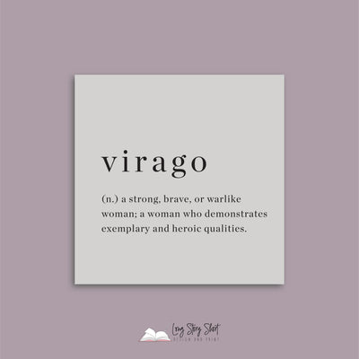 Virago Definition Vinyl Label Pack