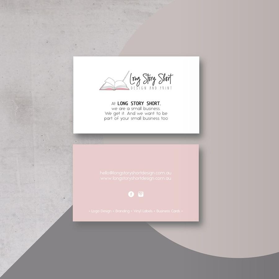 No Fuss Business Cards (350gsm Uncoated Artboard)