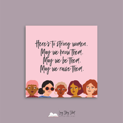 Strong Woman Vinyl Label Pack