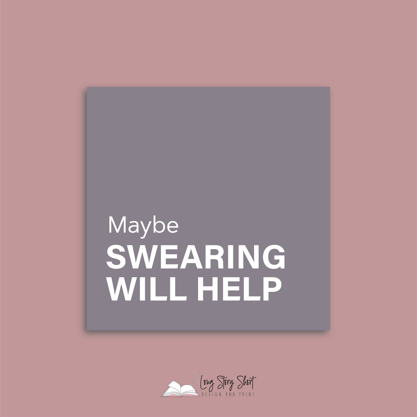 Maybe swearing will help Vinyl Label Pack