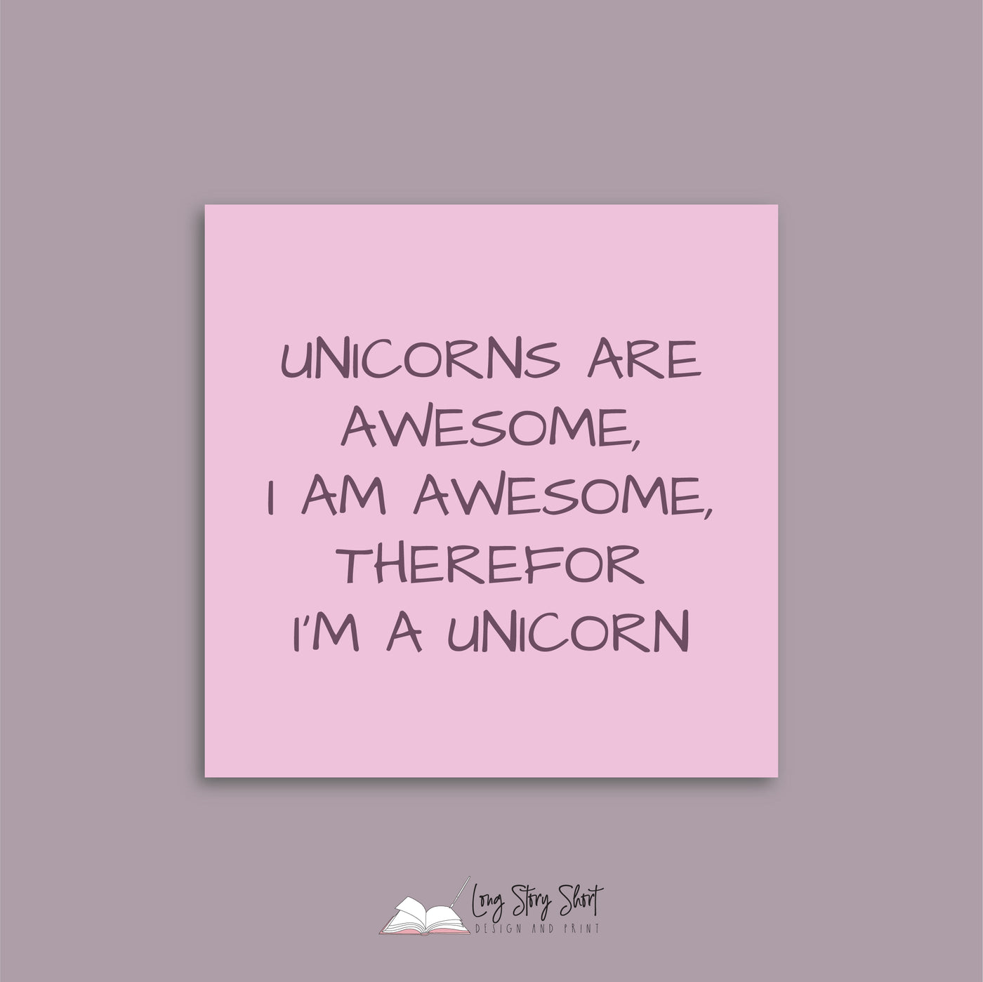 Unicorns are awesome Vinyl Label Pack