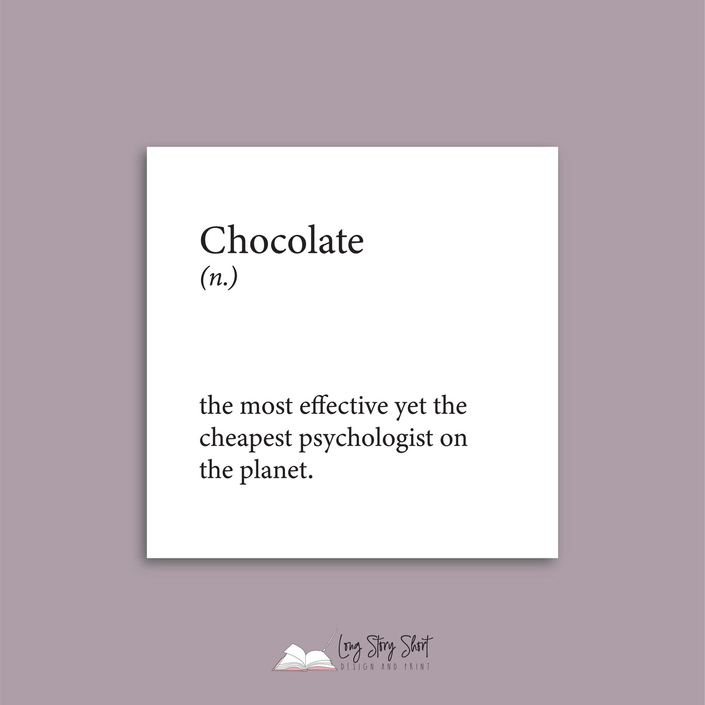 Foiled Chocolate Definition Vinyl Label Pack