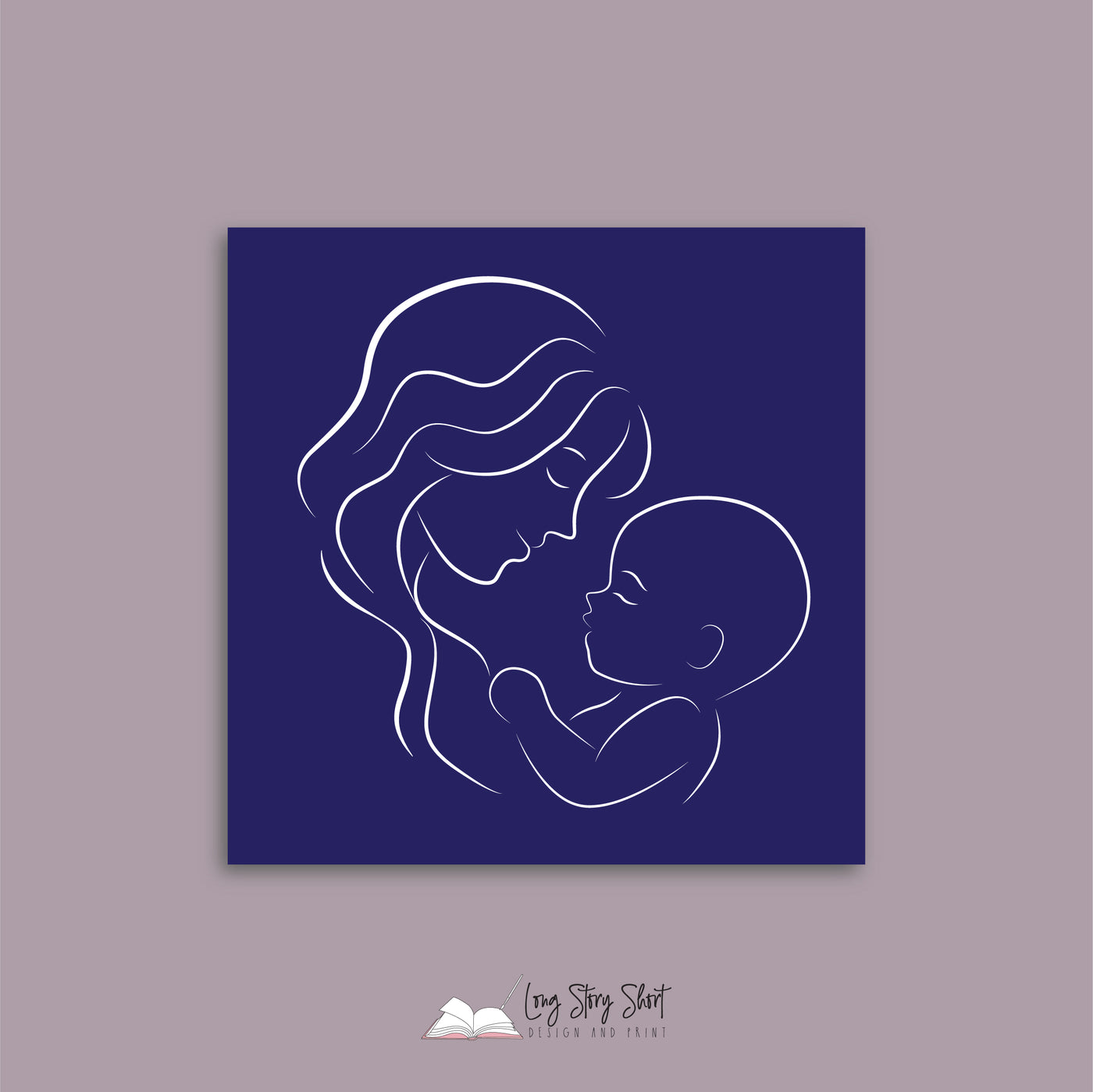 Mother and Baby Vinyl Label Pack