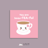 You are Tea-riffic Vinyl Label Pack