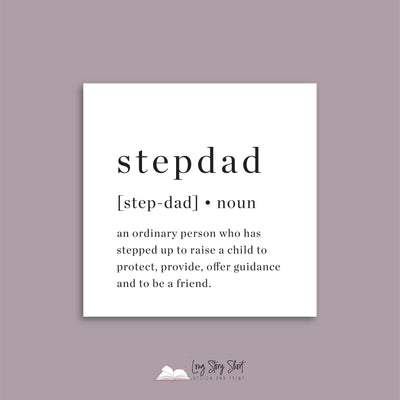 Stepdad Definition Vinyl Label Pack