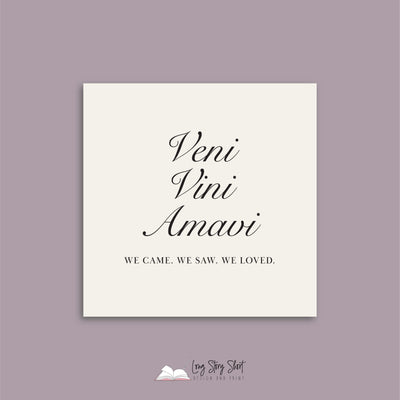 Latin Quote Pack One Vinyl Label Pack