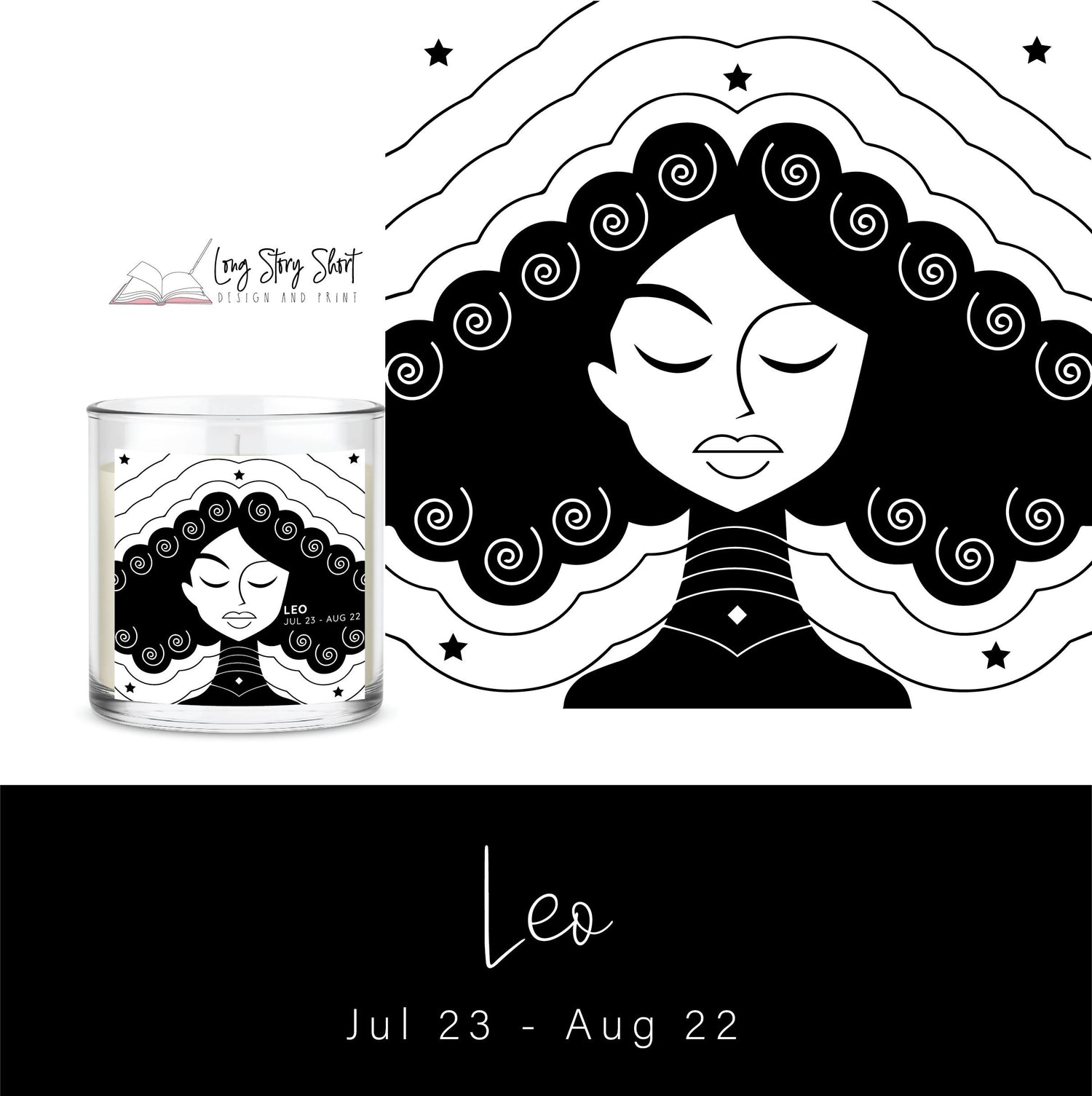 The Zodiac Girl Black Edition Vinyl Label Pack Foil