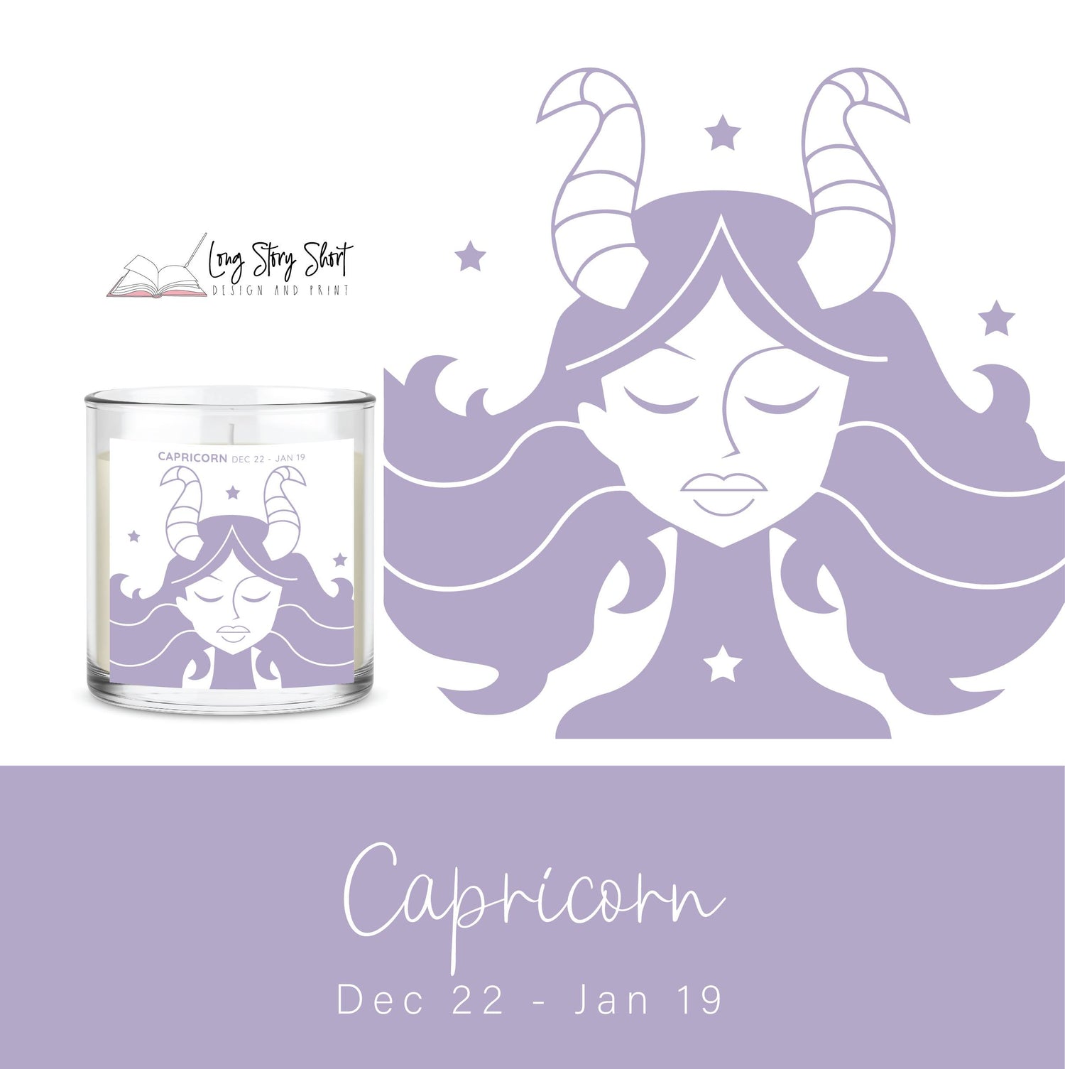 The Zodiac Girl Pastel Edition Vinyl Label Pack Matte/Gloss/Clear