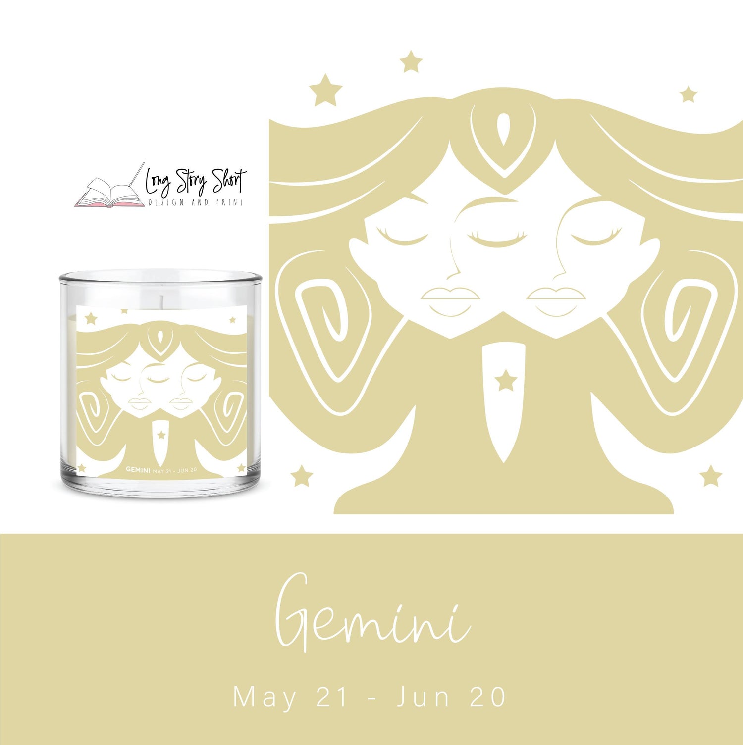 The Zodiac Girl Pastel Edition Vinyl Label Pack Matte/Gloss/Clear