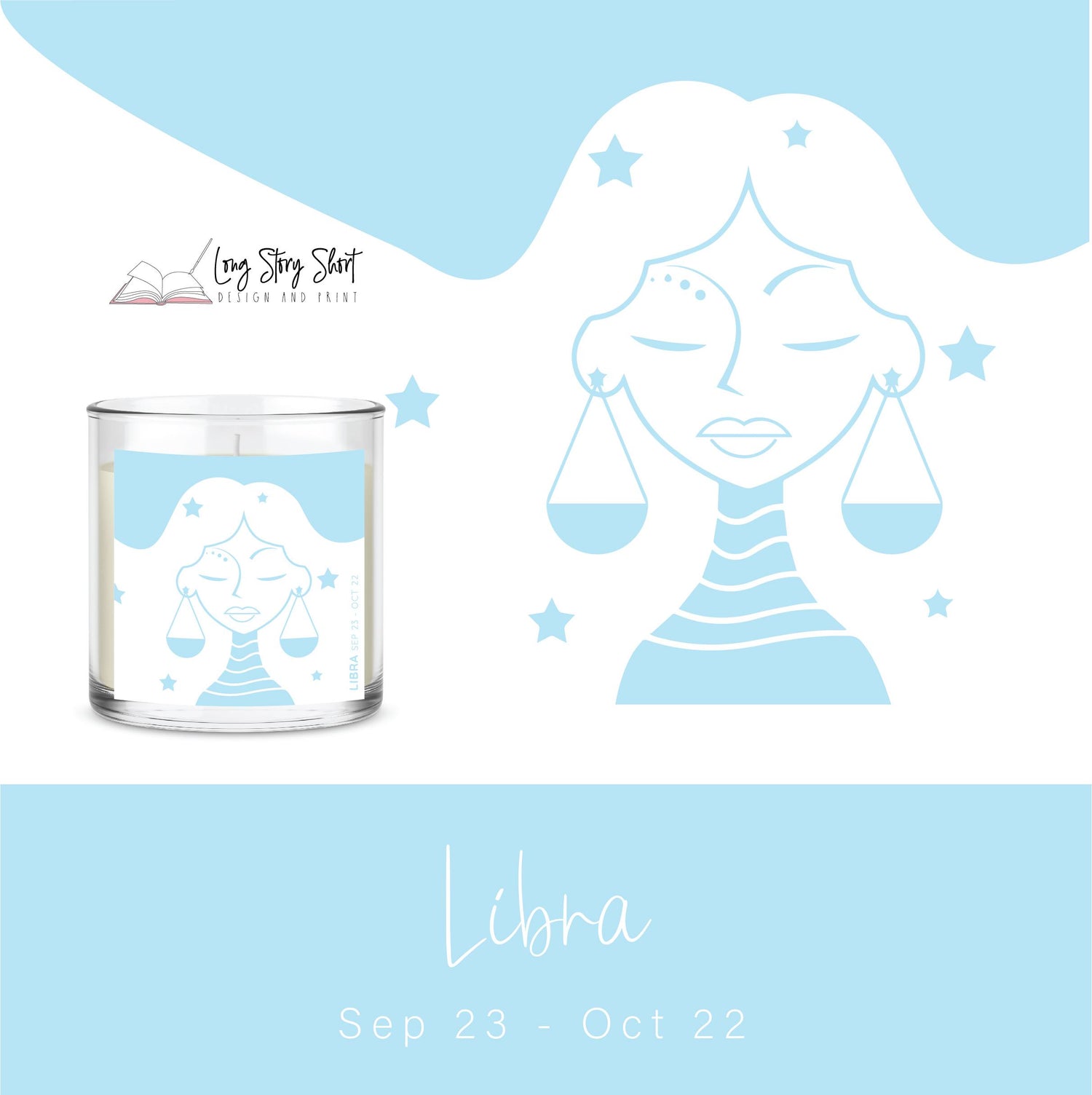 The Zodiac Girl Pastel Edition Vinyl Label Pack Matte/Gloss/Clear