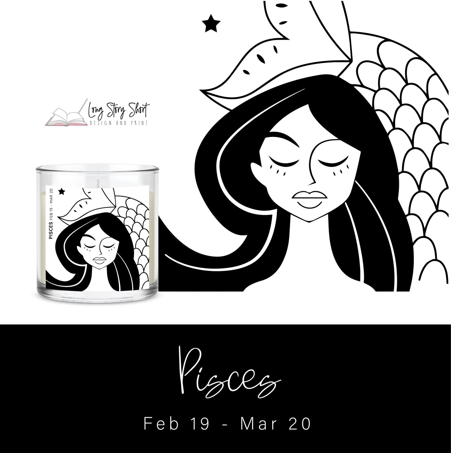 The Zodiac Girl Black Edition Vinyl Label Pack Foil