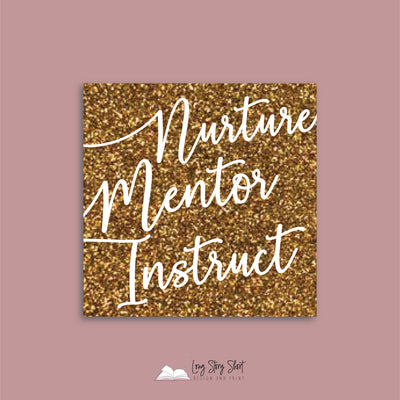 Nurture Mentor Instruct Vinyl Label Pack