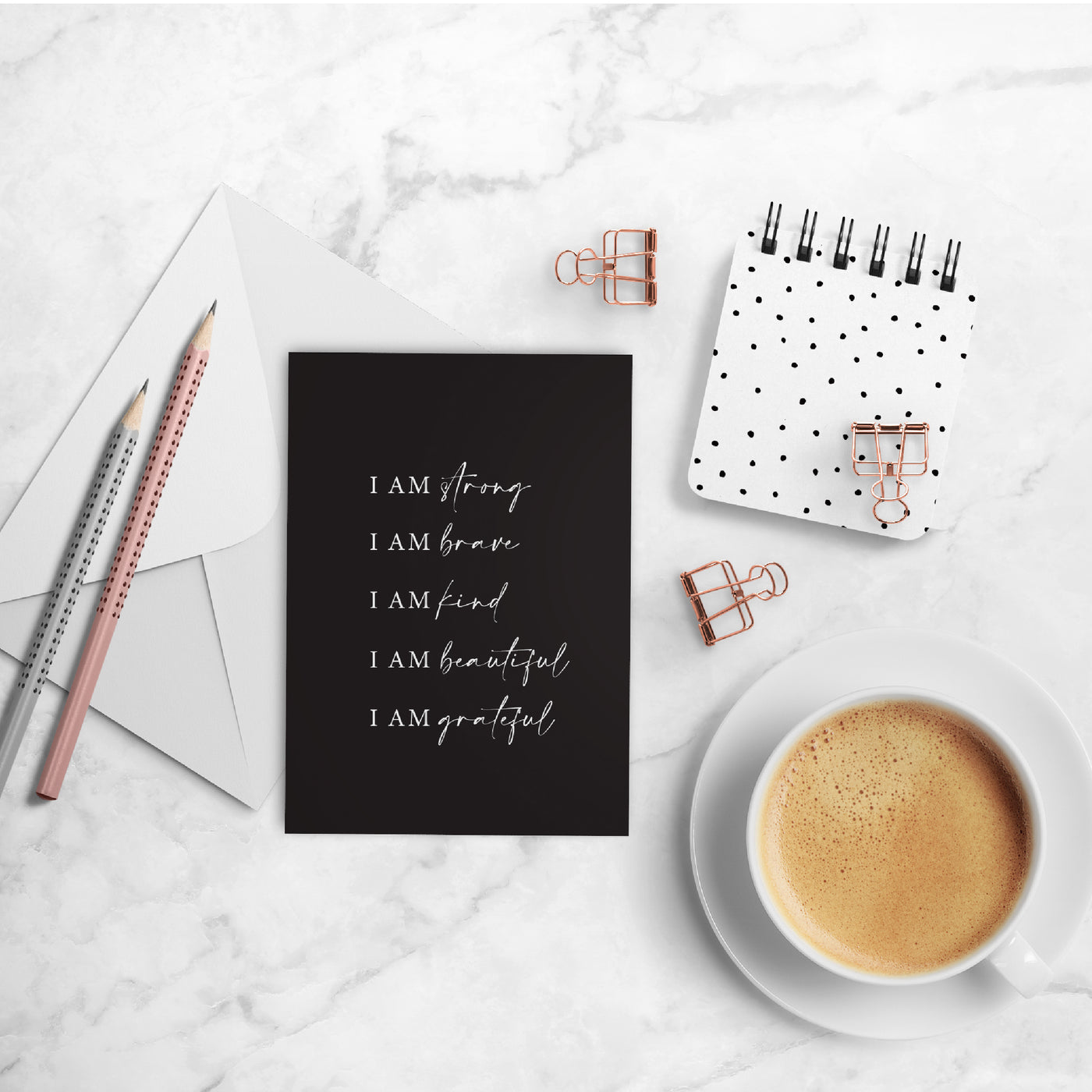 Flat Lay/Affirmation Cards