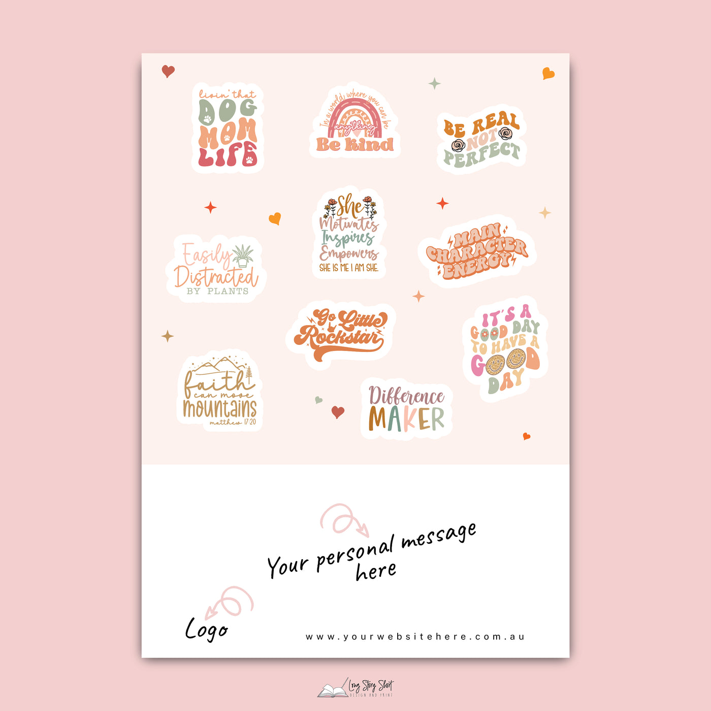 Inspiration Sticker Sheet (design 7)