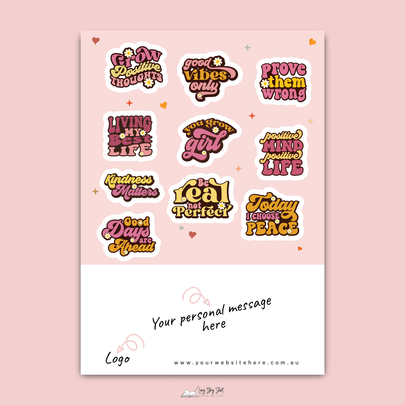 Inspiration Sticker Sheet (design 8)