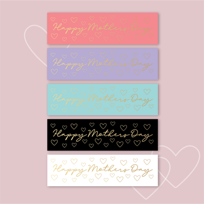 FOIL The Jewel Mothers Day Collection Hearts Slim Labels