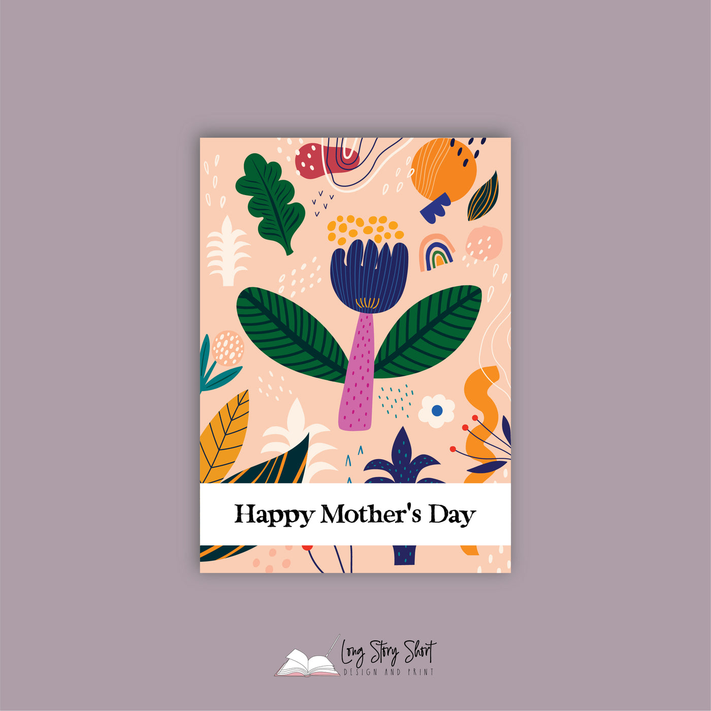 Floral Art Mothers Day Vinyl Label Pack FOURTEEN