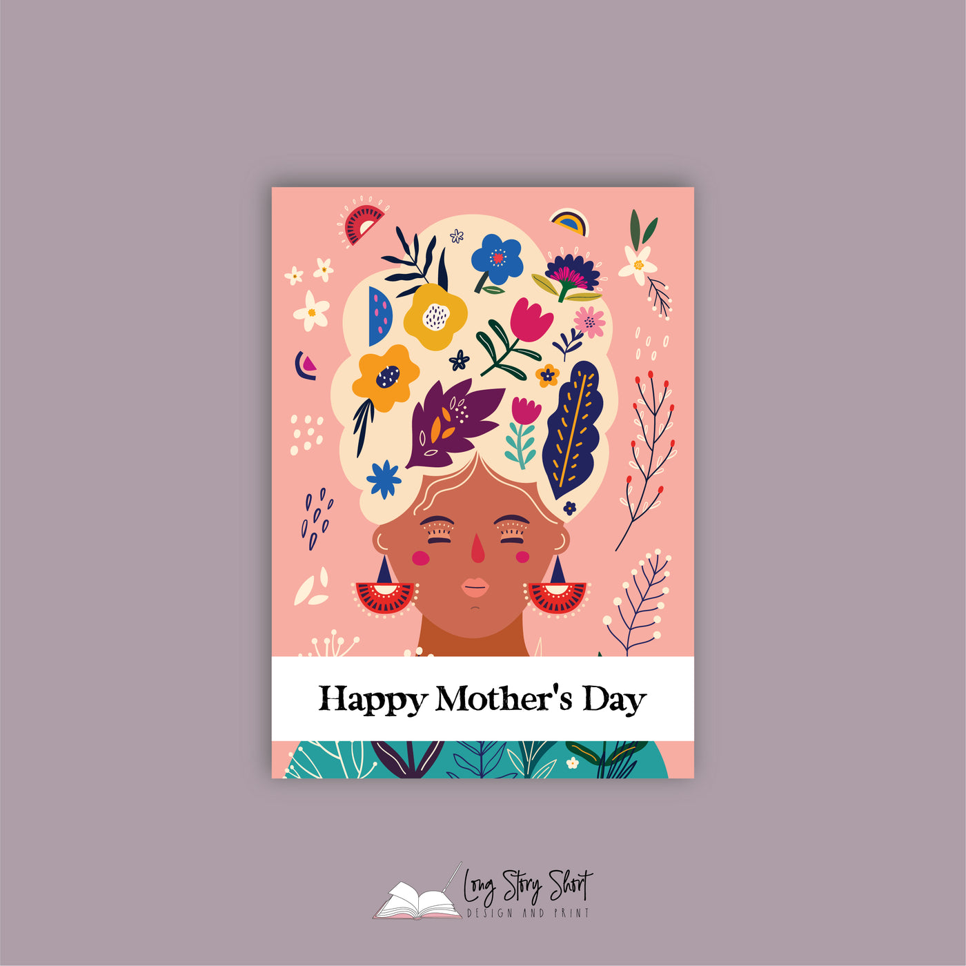 Floral Art Mothers Day Vinyl Label Pack TWENTY-ONE