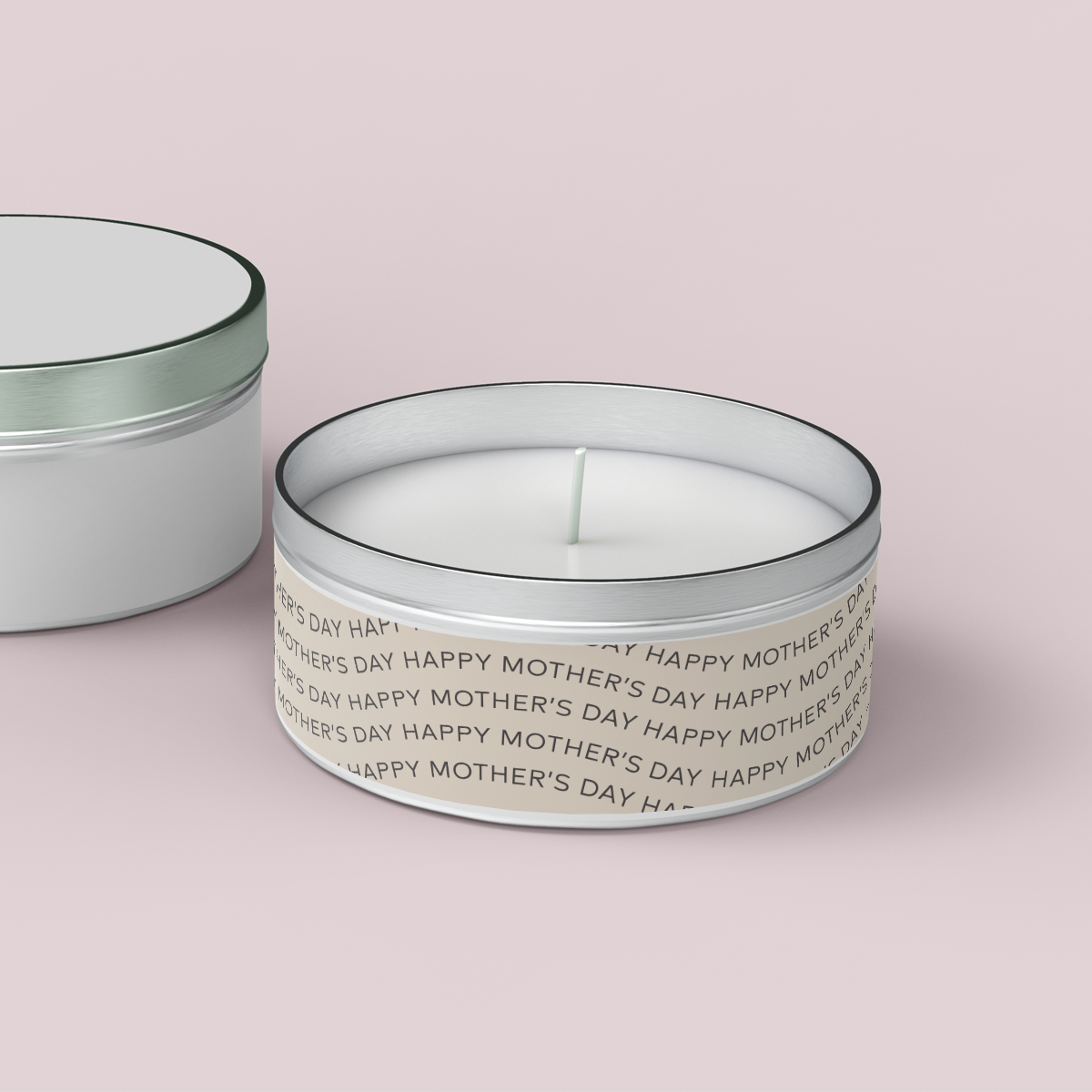 Minimalist Collection Mothers Day - Design Five - Travel Tin Wrap - Textured