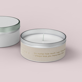 Minimalist Collection Mothers Day - Design Eight - Travel Tin Wrap - FOIL