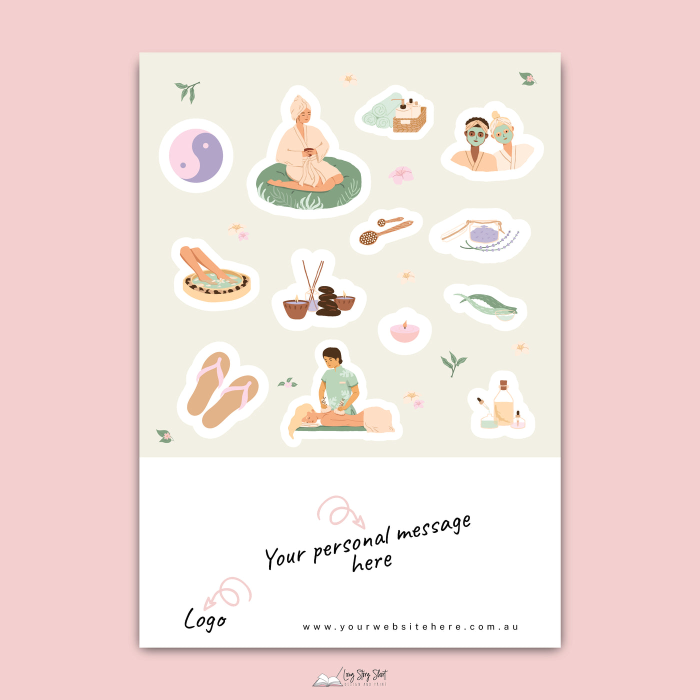 Self Care Business Sticker Sheet (design 4)