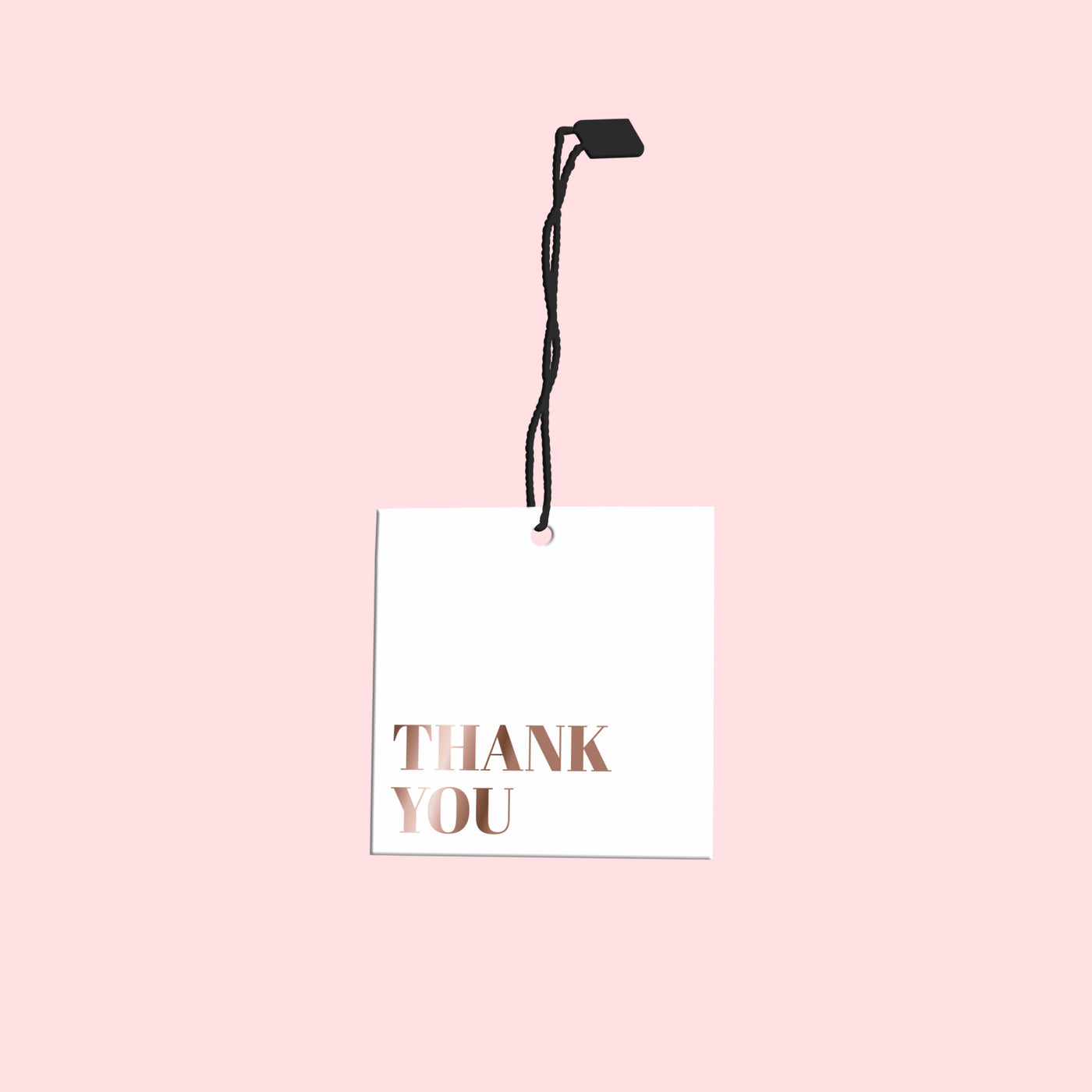 Rose Gold Foiled Swing Tag - Thankyou