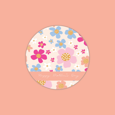 Jess Walker Mothers Day 2022 Vinyl Label Pack TWO (ROUND)  Gloss/Matte
