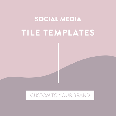 Custom Social Media Tile Template Bundle
