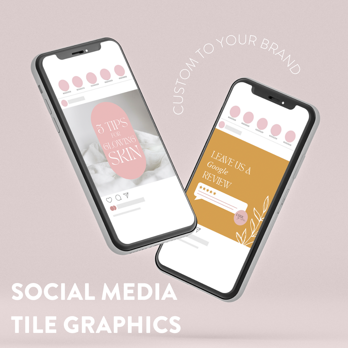 Custom Social Media Tile Graphics Bundle