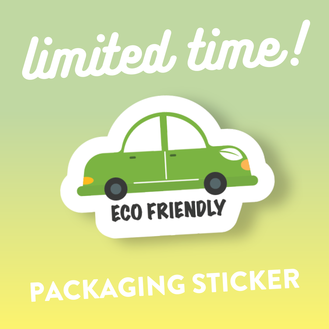 'Eco Friendly' Packaging Labels (Eco Matte Vinyl)