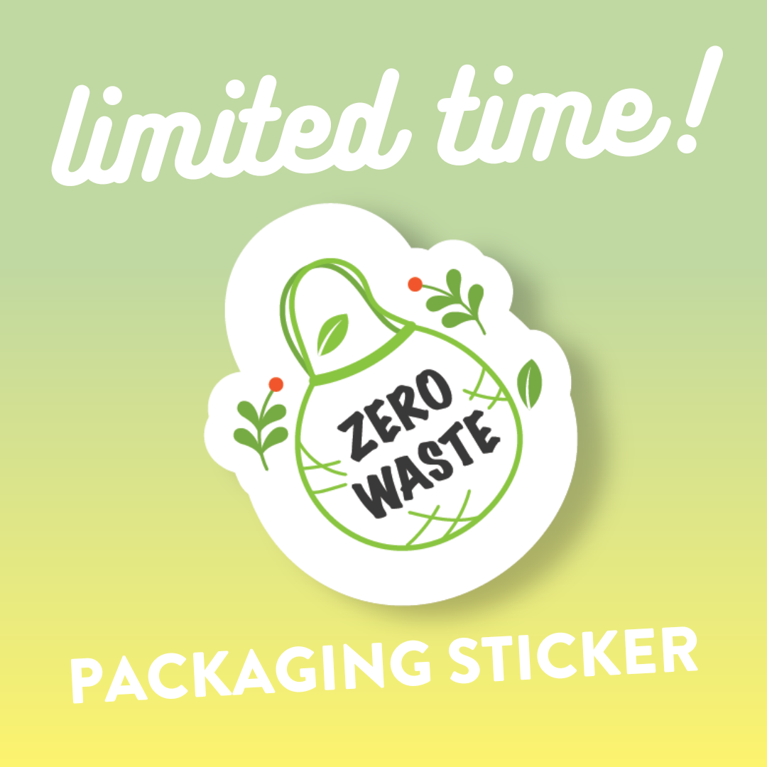 'Zero Waste' Packaging Labels (Eco Matte Vinyl)