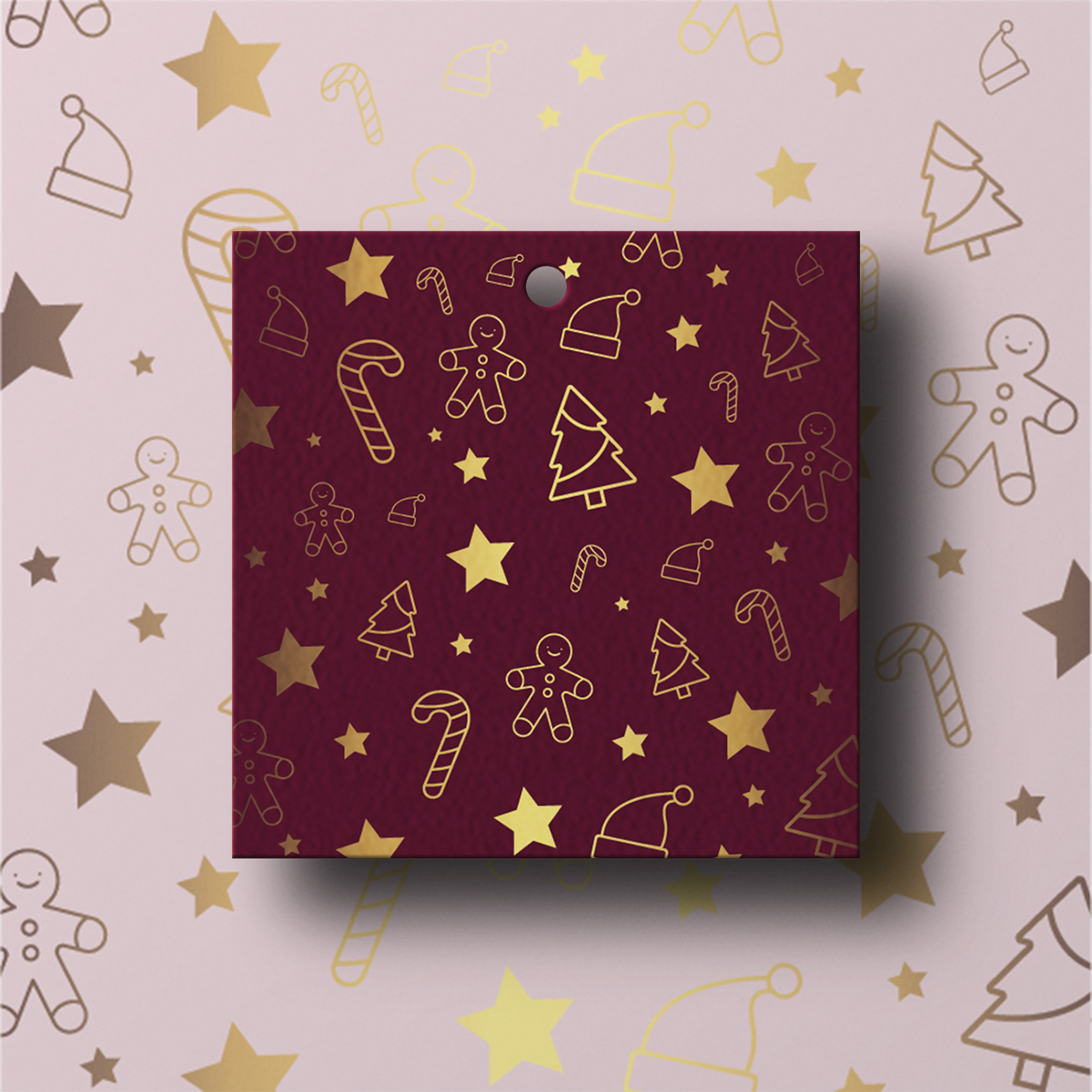 Christmas Collection Swing Tags PLUM