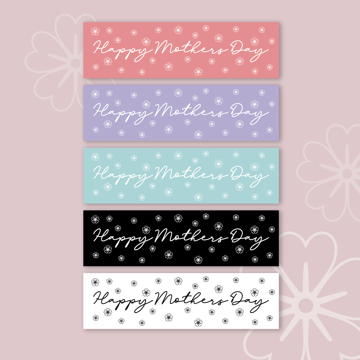 Matte/Gloss The Jewel Mothers Day Collection Floral Slim Labels