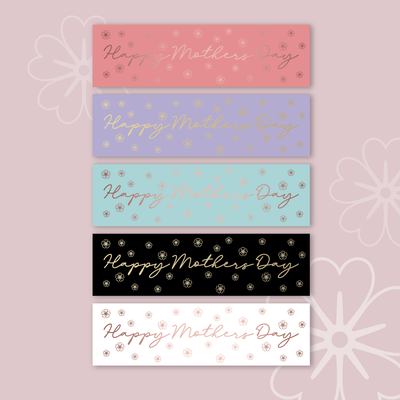 FOIL The Jewel Mothers Day Collection Floral Slim Labels