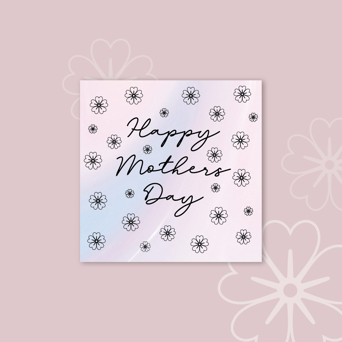 SPECIALTY VINYL The Jewel Mothers Day Collection Floral Square Labels