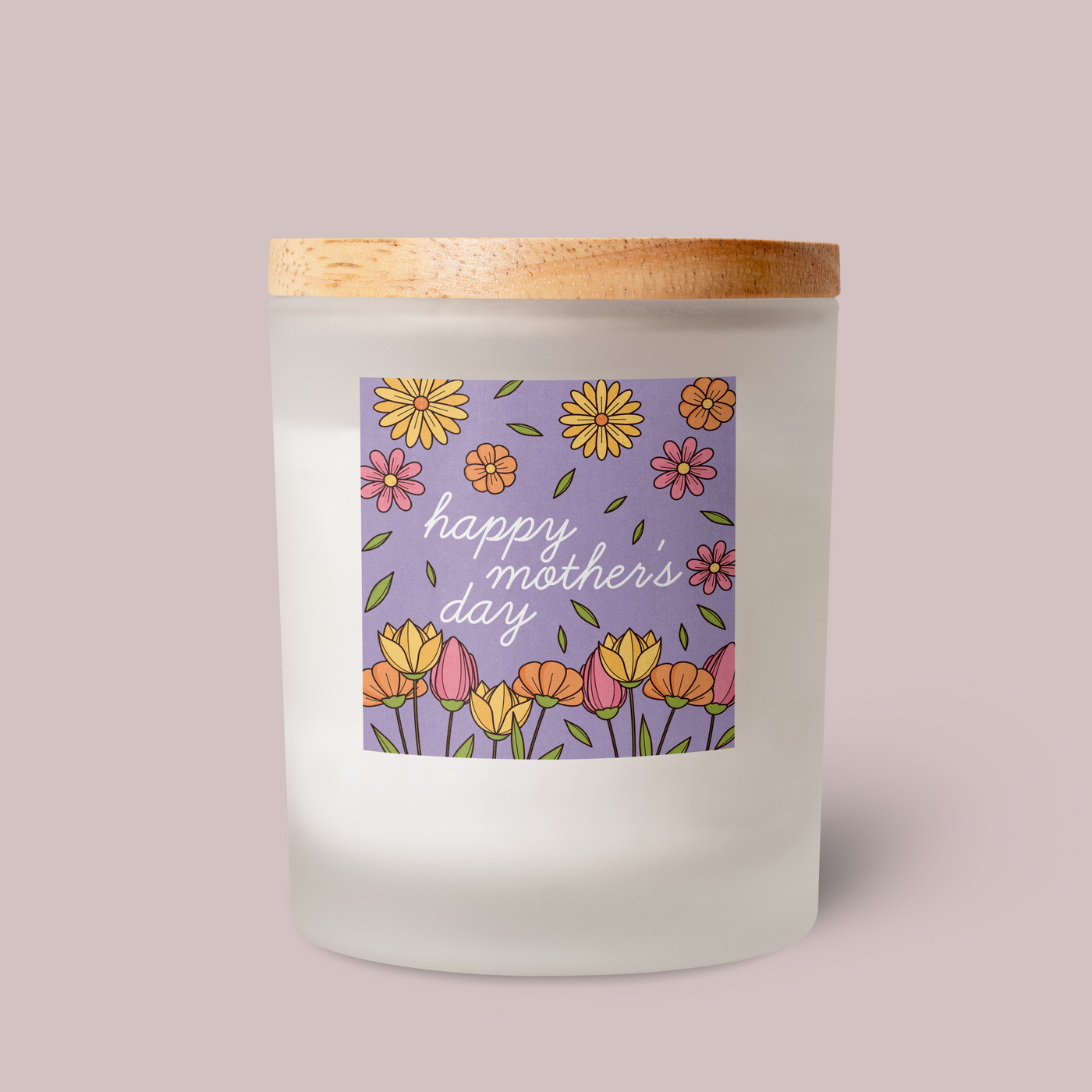 Mothers Day - Retro Collection - Square Design TWO Vinyl Label Pack