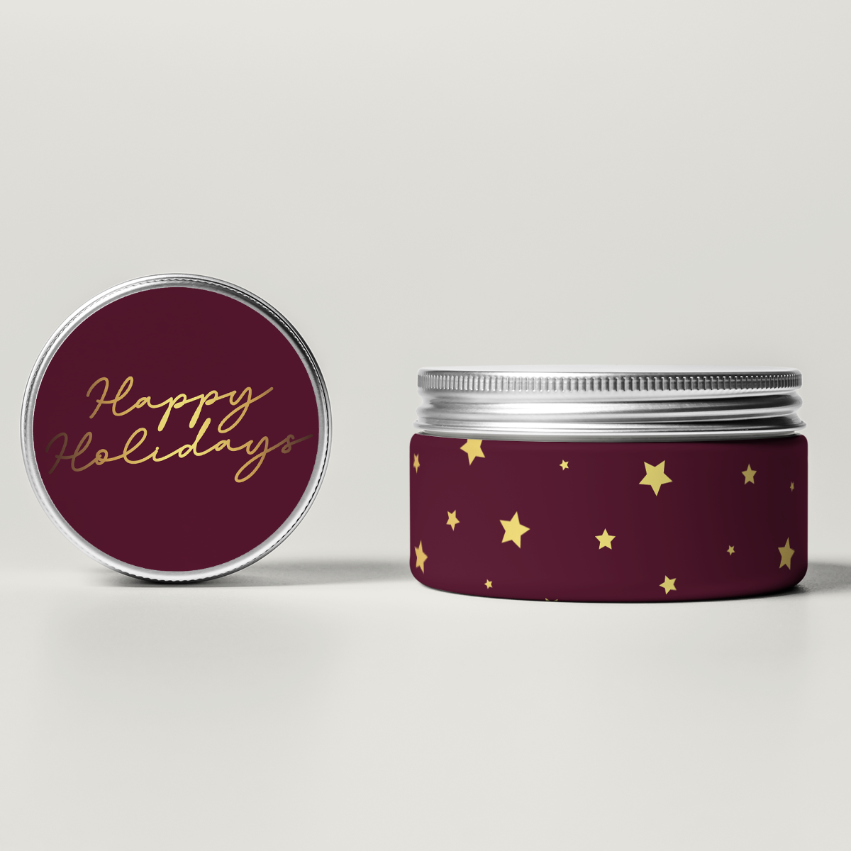 MATTE/GLOSS  The Jewel Christmas Collection - Happy Holidays Stars Travel Tin Set Mystic