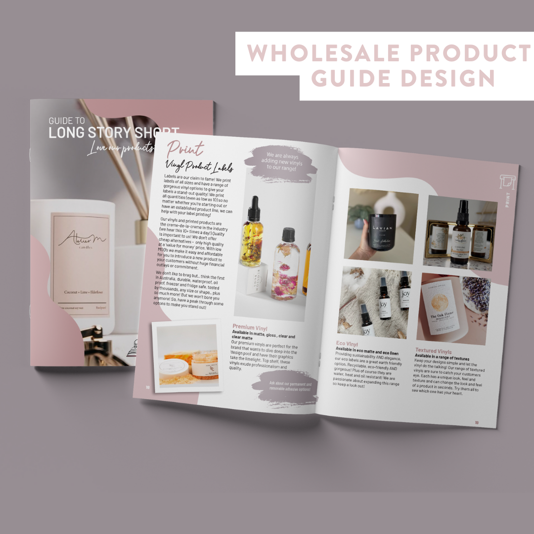 Wholesale Product Guide Design