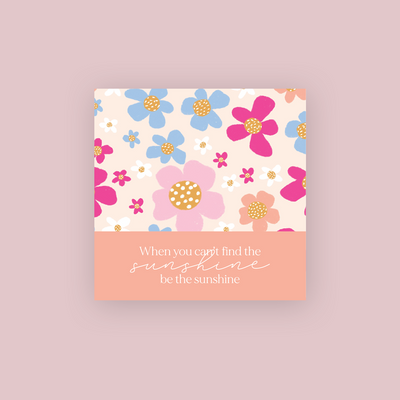Jess Walker Affirmation Quote Vinyl Label Pack TWO (SQUARE) Gloss/Matte