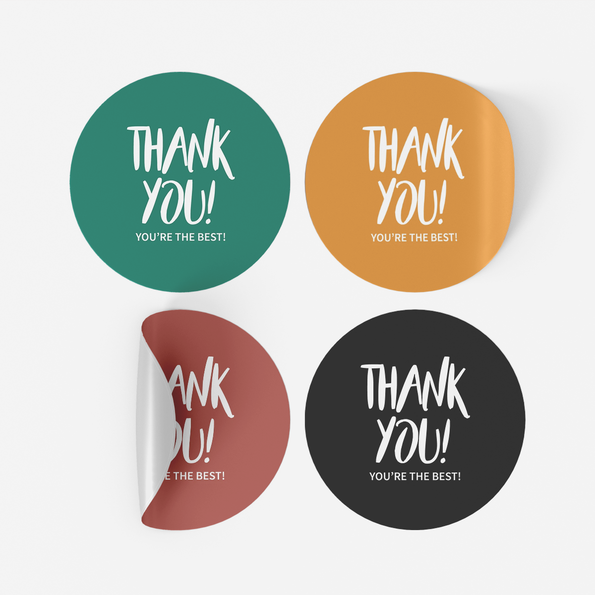 Thank you! You're the Best! Vinyl Label Pack