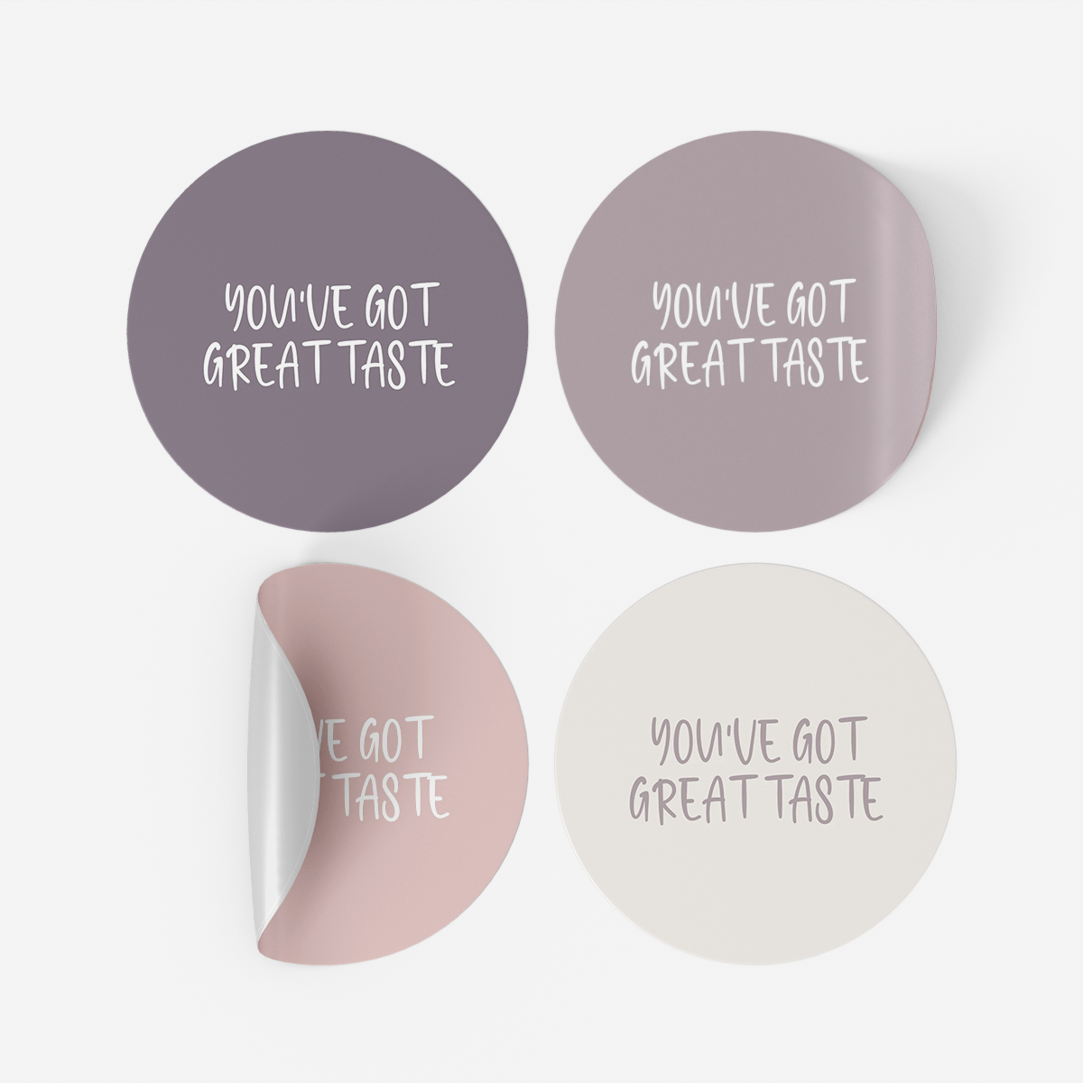 You've Got Taste Vinyl Label Pack