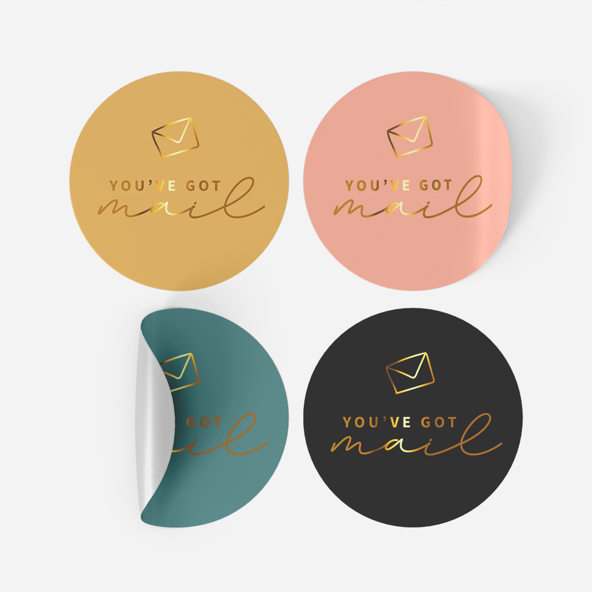 FOILED You've got mail Vinyl Label Pack